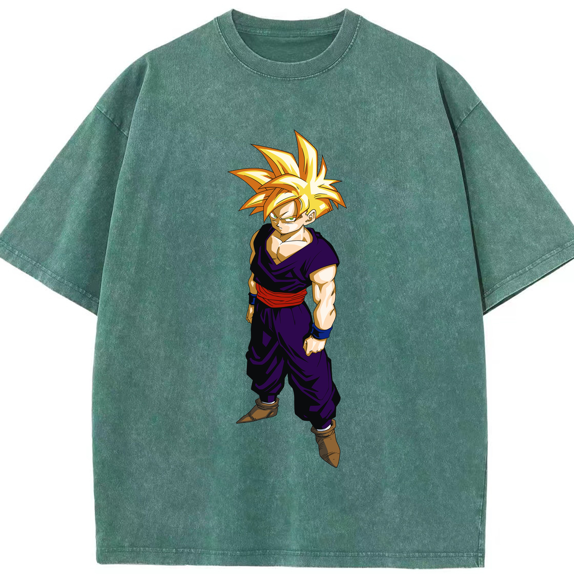 （画像用） ドラゴンボール ベジット DRAGON BALL Vegetto 綿100% ヴィンテージ風 半袖Tシャツ（フロントプリント）